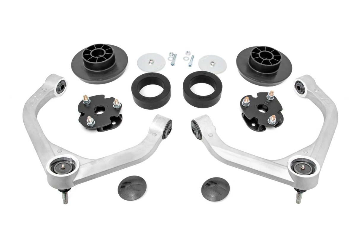 Ram 1500 Classic Suspension Lift Kit - Rough Country - 3 Inch Bolt-On - '19-'23